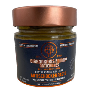 Artischockenpaste mit Bio-Knoblauch 212g Glas